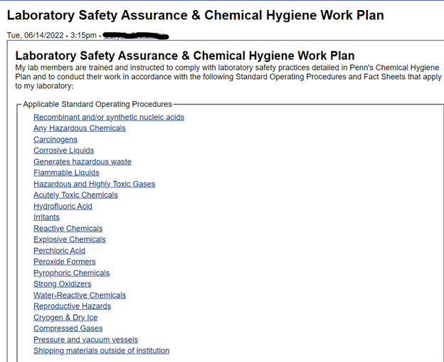 Lab Assurance Plan