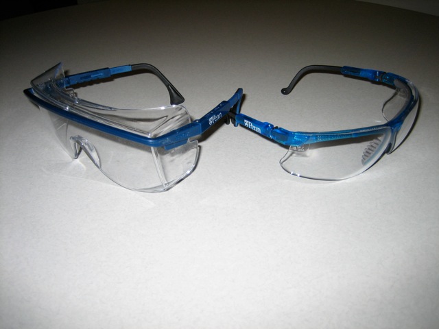 Photo of safety glasses