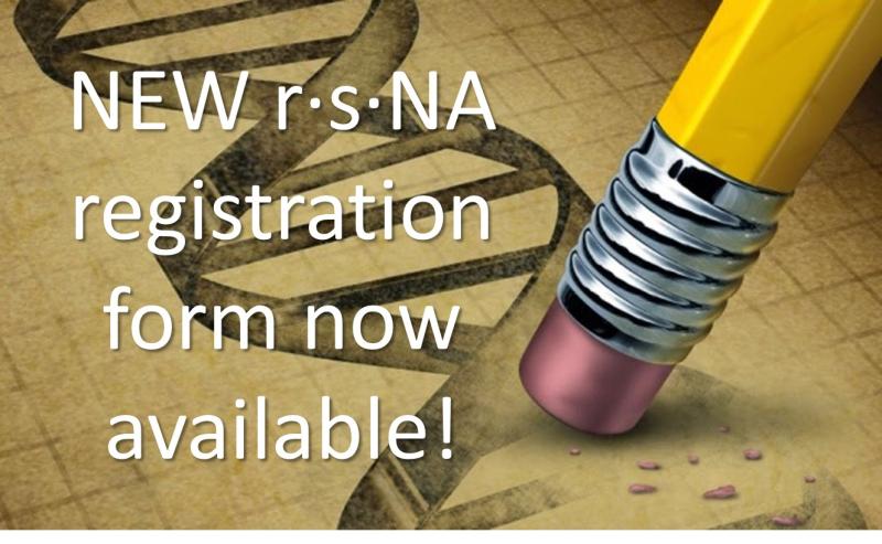  NEW r·s·NA registration form