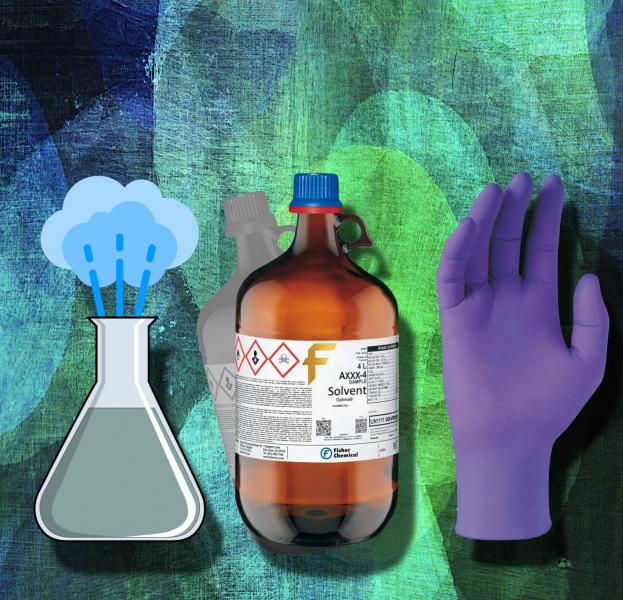 Three new CHP Fact Sheets: vapor, solvents, nitrile gloves